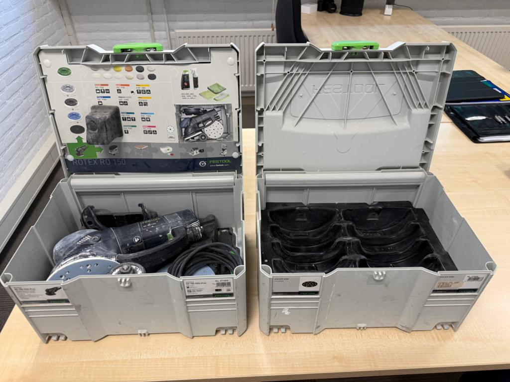 Festool ROTEX RO 150 FEQ-Plus Excentrische Schuurmachine 720, Ophalen of Verzenden, Gebruikt, 600 tot 1200 watt, Excentrische schuurmachine