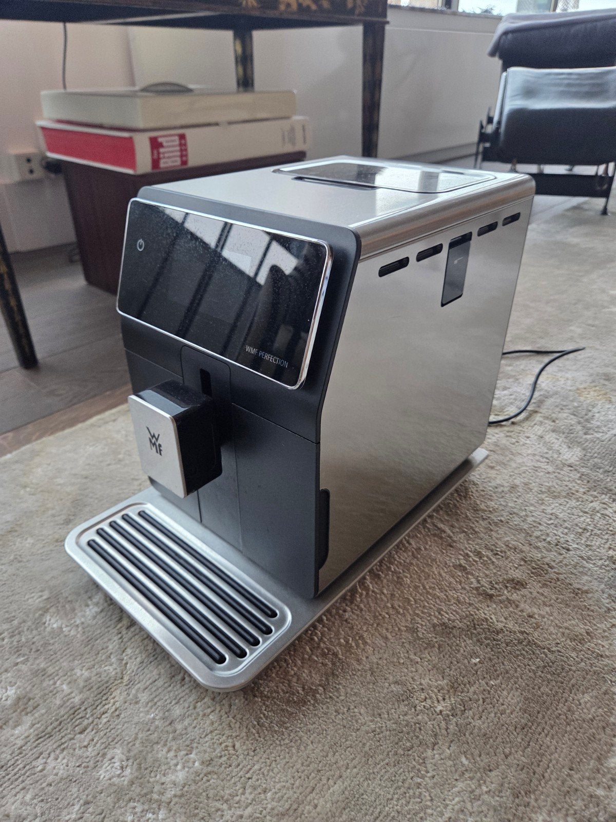 WMF Perfection 860L CP853D volautomatische espressomachine, Espresso apparaat, Zo goed als nieuw, 4 tot 10 kopjes, Afneembaar waterreservoir