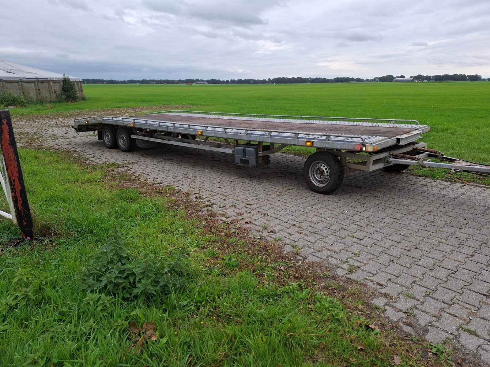 schamelwagen schamel wagen aanhanger auto ambulance kar, Ophalen of Verzenden