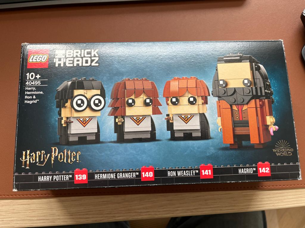 LEGO BrickHeadz Harry Potter, Hermione, Ron & Hagrid 40495, Lego, Harry Potter, Ophalen of Verzenden, Zo goed als nieuw