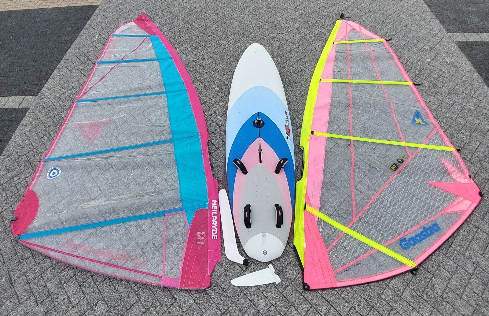 beginners complete surfplank met zwaard, zacht EVA-dek 160 L, Ophalen, 250 tot 300 cm, Gebruikt, 5 tot 6.5 m²