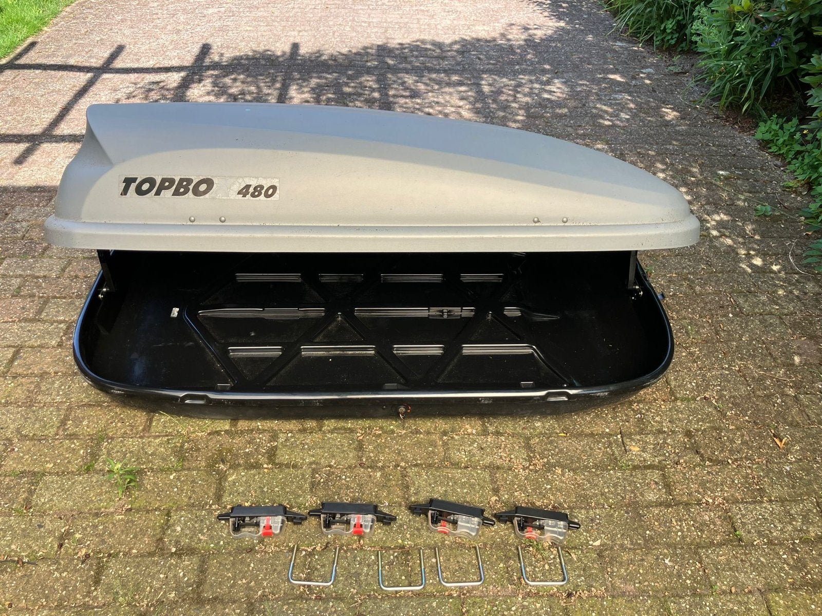 Topbox 480 Dakkoffer - Ruime Bagageruimte voor Vakantie, Auto diversen, Ophalen, Gebruikt