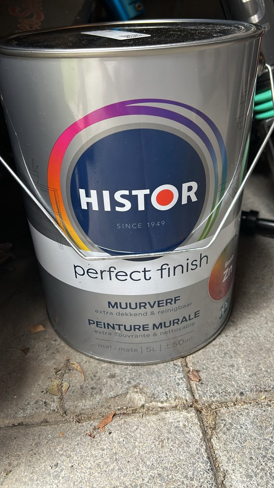 Histor Perfect Finish Muurverf Mat 5L - Bay Leaf GY1152-3164, 5 tot 10 liter, Nieuw, Ophalen of Verzenden, Verf
