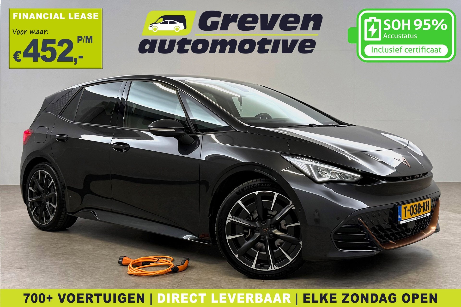 CUPRA Born Performance 62 kWh | Snelladen | SOH 95% | Beats, Auto's, Automaat, Gebruikt, 1738 kg, Origineel Nederlands