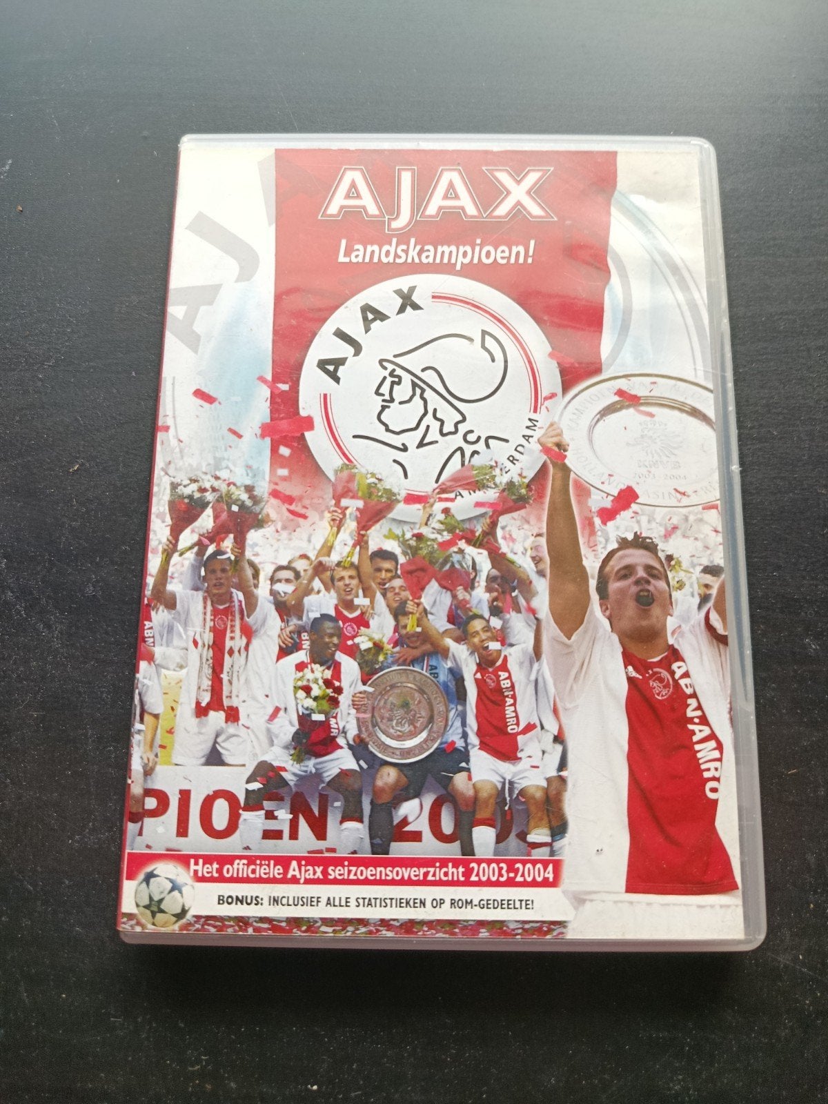 Ajax Landskampioen 2003/2004 DVD, Cd's en Dvd's, Dvd's | Sport en Fitness, Voetbal, Zo goed als nieuw, Alle leeftijden, Compilatie