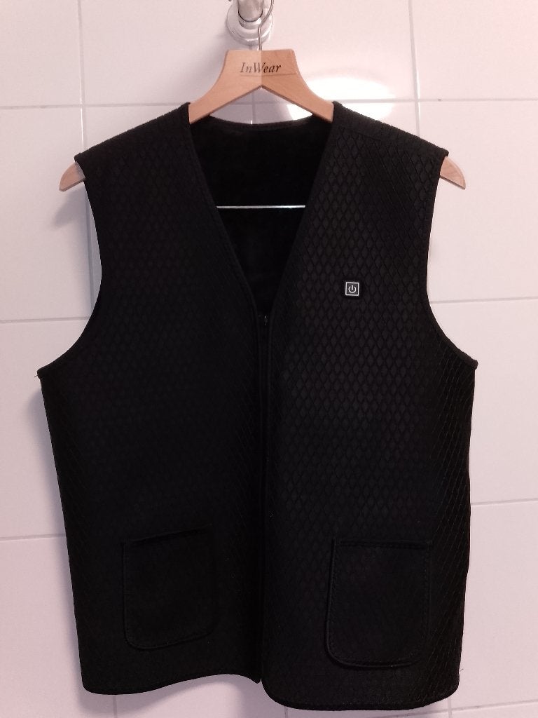 Elektrisch verwarmde bodywarmer USB vest maat L, Zwart, Maat 42/44 (L), Ophalen of Verzenden, Onbekend