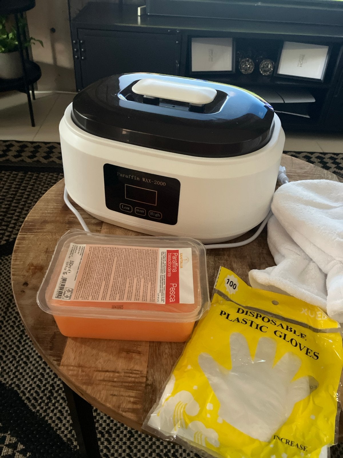 Paraffine Wax-2000 apparaat met accessoires, Ophalen, Zo goed als nieuw, Hand- en Voetverzorging