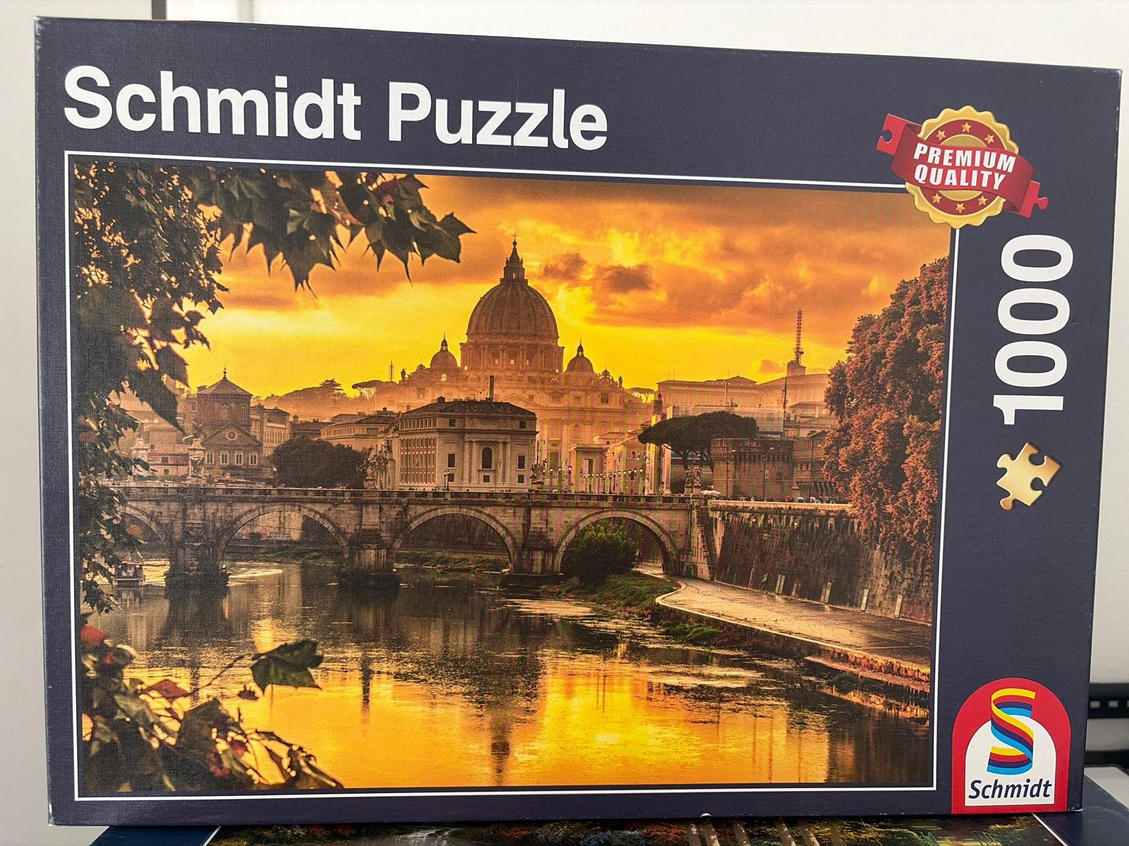 Schmidt Puzzel Rome Zonsondergang 1000 stukjes, Ophalen, 500 t/m 1500 stukjes, Zo goed als nieuw, Legpuzzel