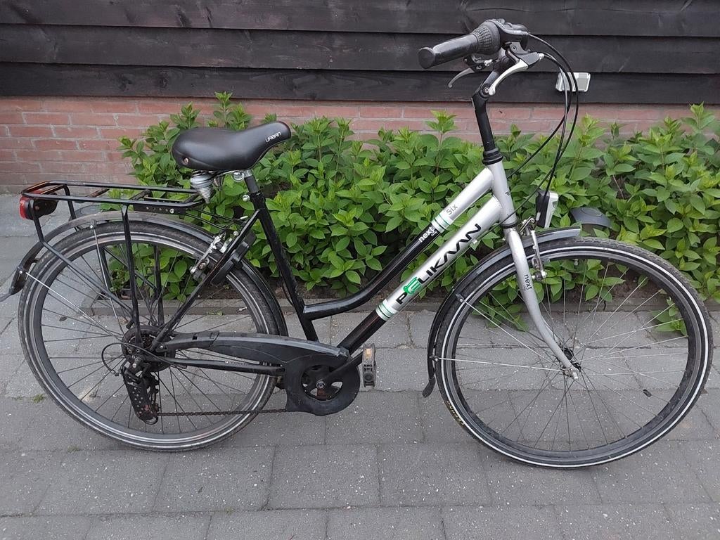 Pelikaan damesfiets, Minder dan 10 versnellingen, 53 tot 56 cm, Zo goed als nieuw, Ophalen