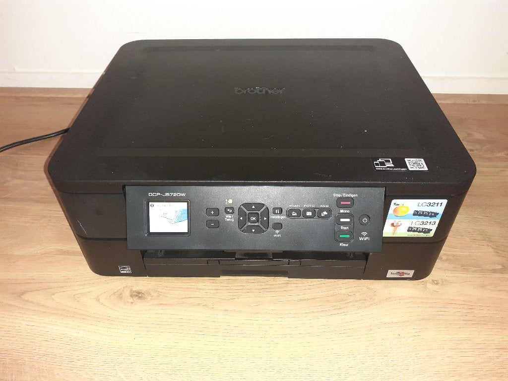 Brother DCP-J572DW All-in-one Inkjetprinter met Wifi, Computers en Software, Printers, Ophalen, Kleur printen, Gebruikt, Inkjetprinter