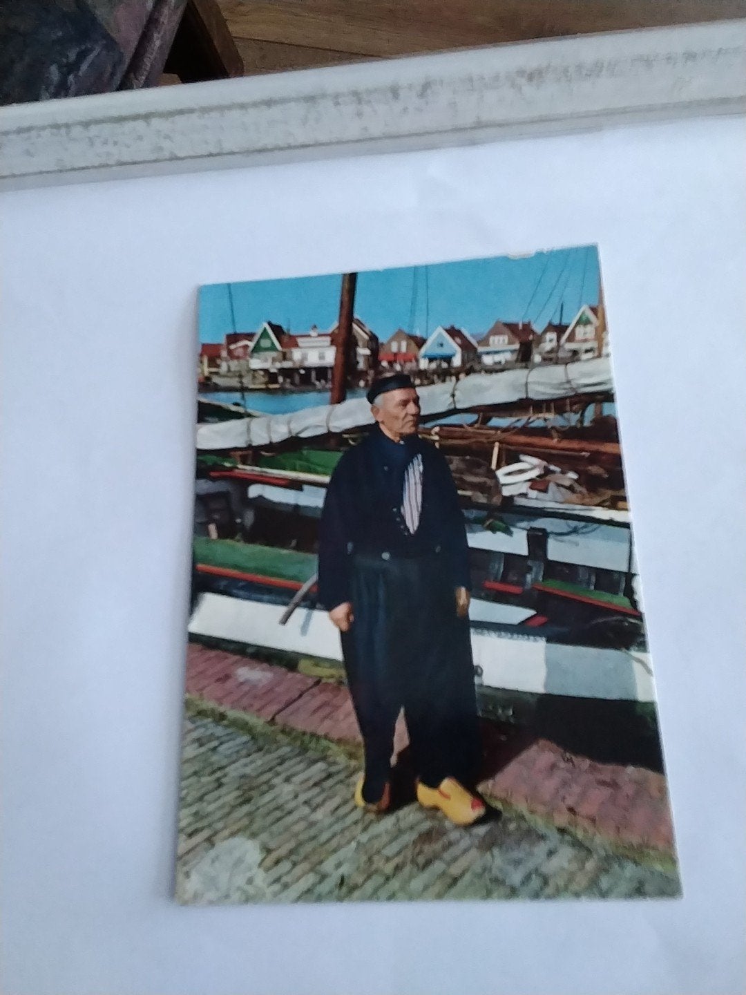 Oude ansichtkaart Volendam - Man in klederdracht, Ophalen of Verzenden, 1980 tot heden, Gelopen, Noord-Holland