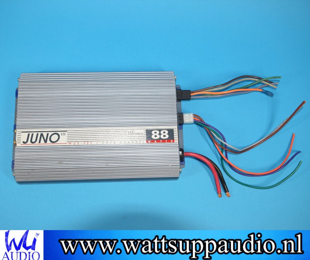 Hifonics JUNO VII 4 kanaals versterker USA Made, Audio Design, Nieuw, Am Breilingsweg 3, 76709 Kronau, Duitsland, Ophalen of Verzenden