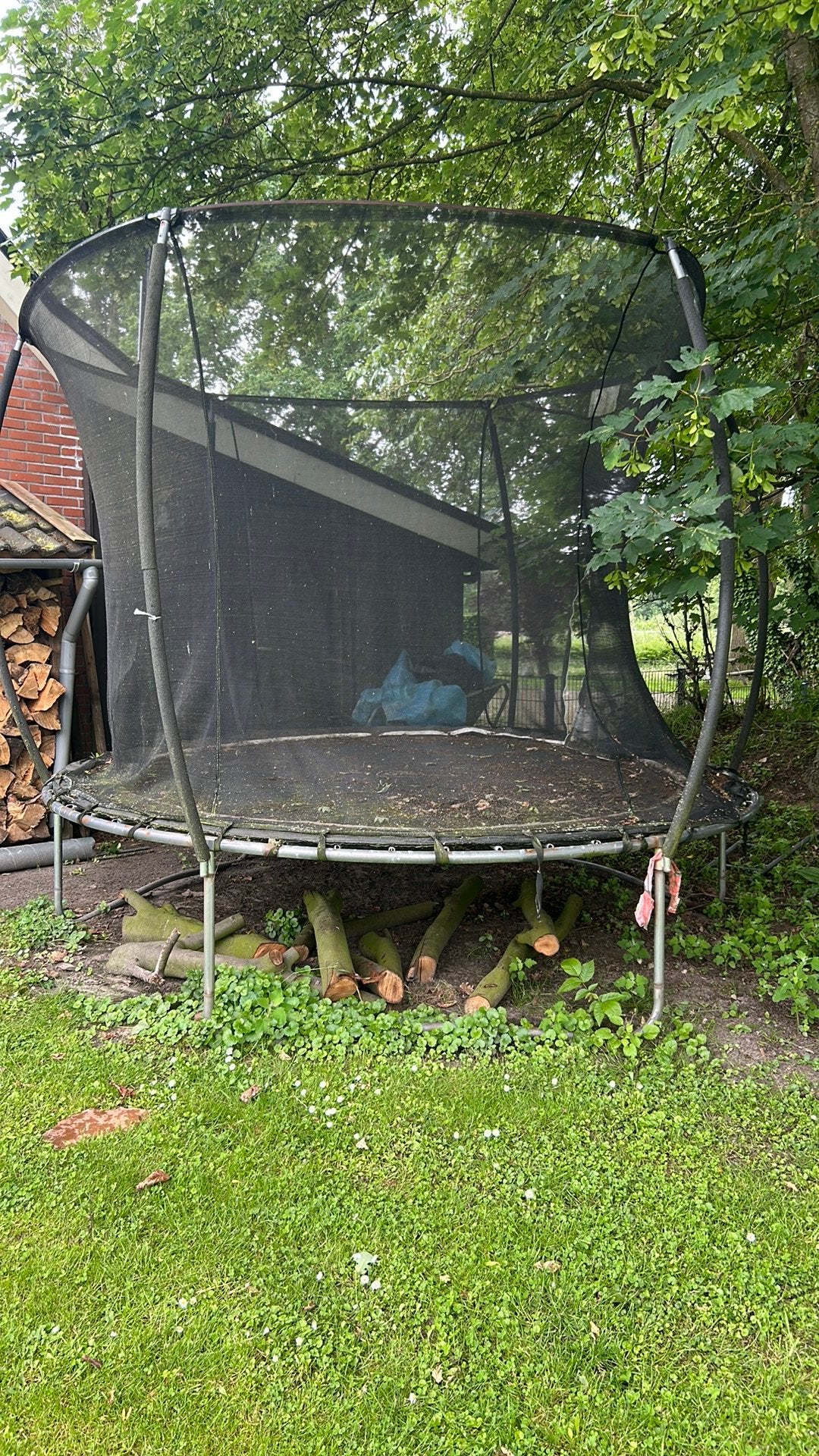 Teampoline 3 meter, Ophalen, Gebruikt