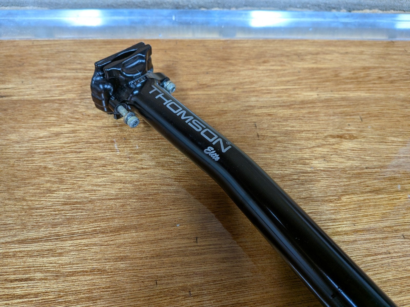 Thomson Elite zadelpen (27.2 mm, 410 mm), Gebruikt, Overige typen, Ophalen of Verzenden, Aluminium