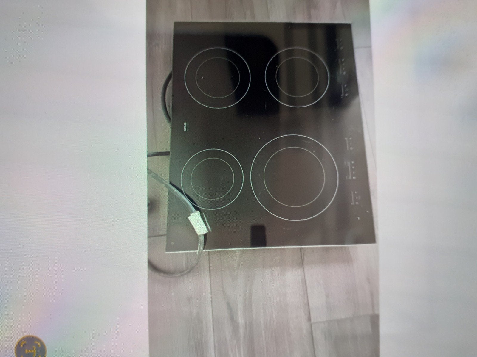 elektrische kookplaat, Ophalen, Glas