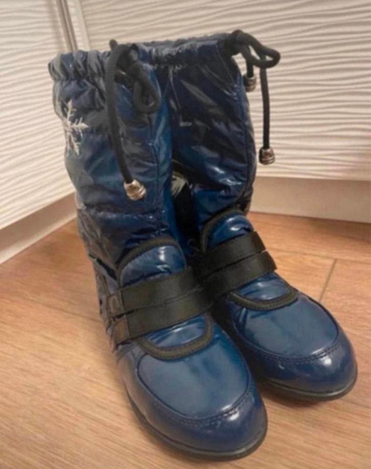 Blauwe kinder Snowboots. 34, E-Emily, Jongen of Meisje, Nieuw, Ophalen of Verzenden