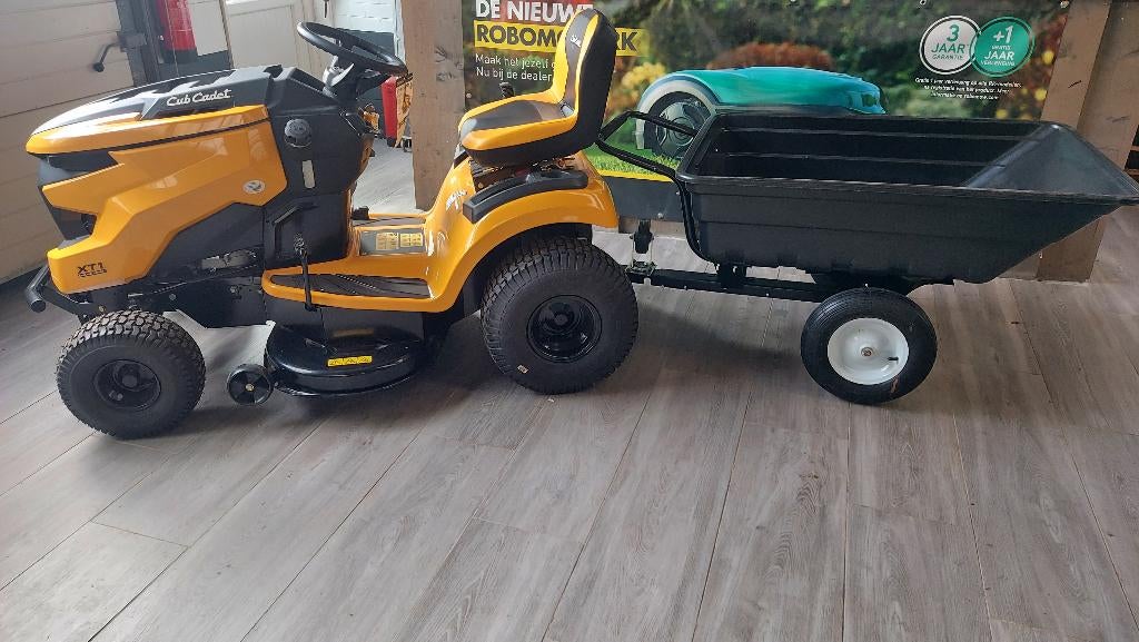 Aanhanger / kruiwagen voor achter de zitmaaier, Nieuw, Eenwielig, Ophalen of Verzenden, Handmatig