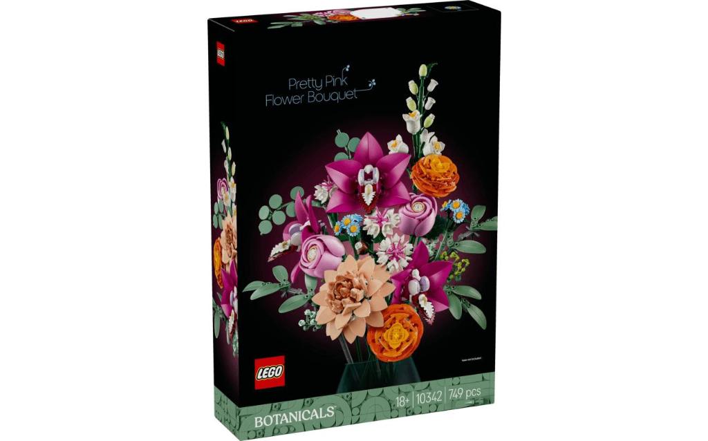 Lego Botanicals 10342 Roze Boeket NIEUW, Lego, Lego, Nieuw, Ophalen of Verzenden