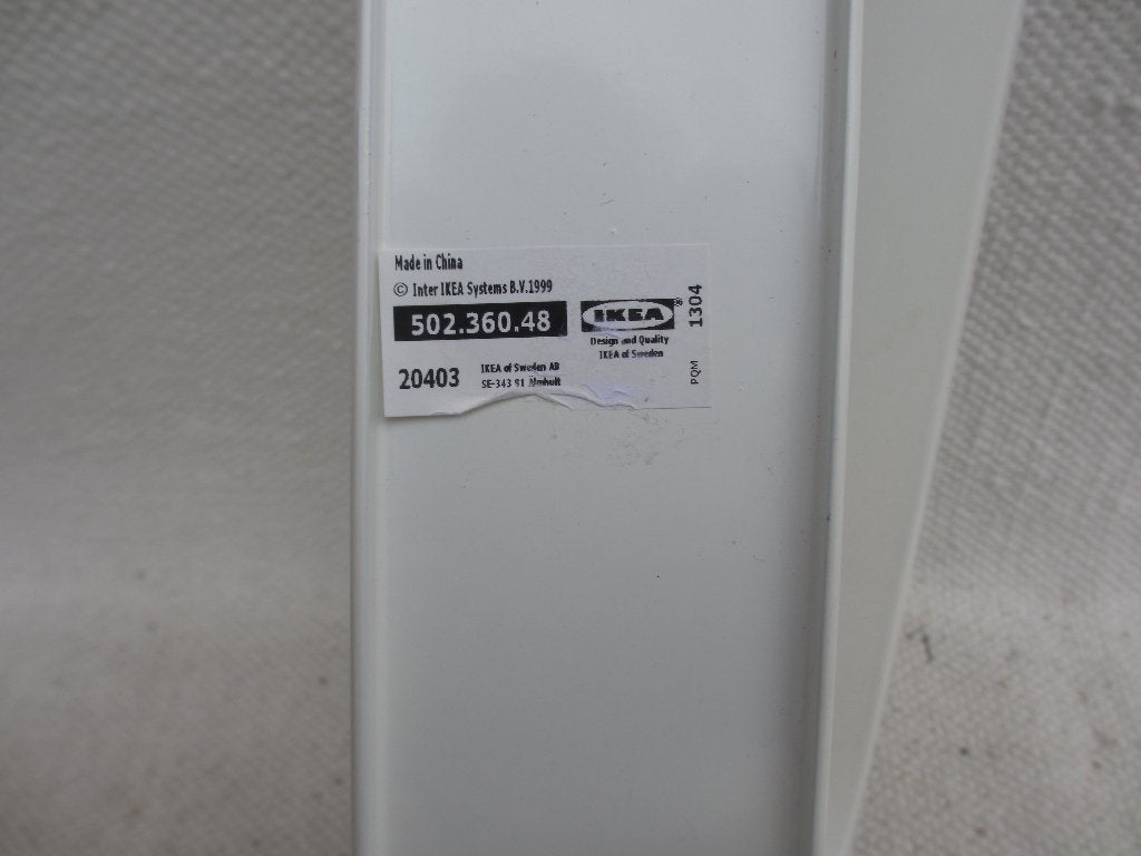 2 stuks Vintage IKEA Knivig / Ehlèn Johansson, Huis en Inrichting, Woonaccessoires | Kandelaars en Kaarsen, Gebruikt, 32 cm, Wit