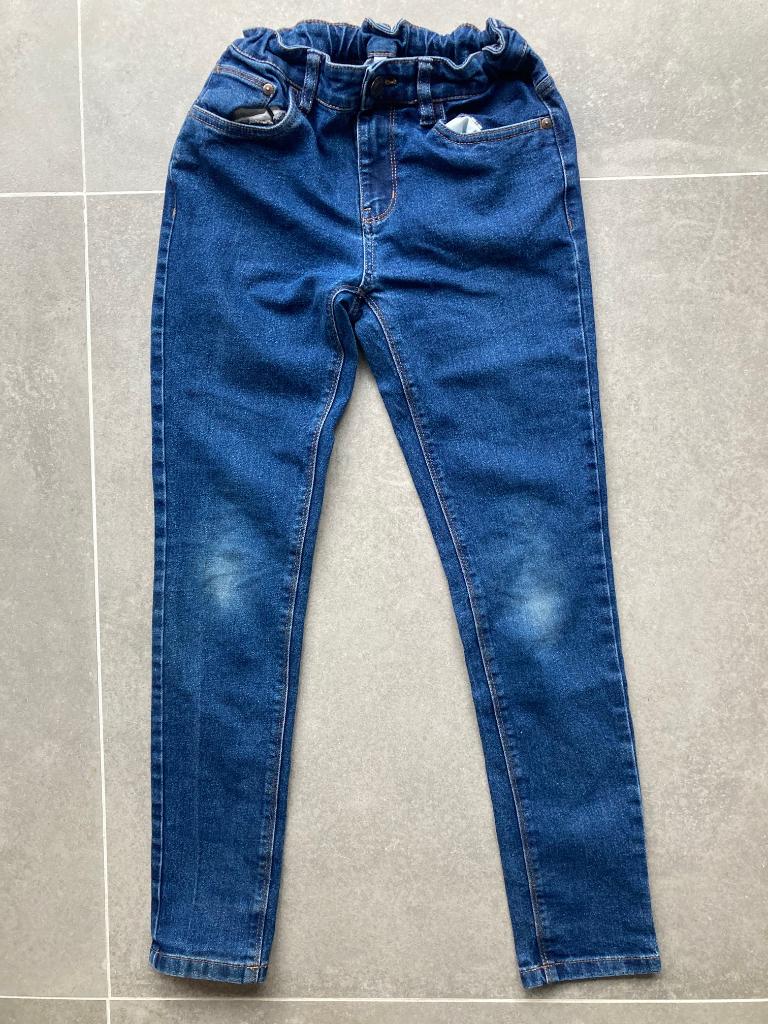 Jeans jongens donkerblauw maat 158, Kinderen en Baby's, Kinderkleding | Maat 158, Gebruikt, Jongen, Broek, Ophalen of Verzenden