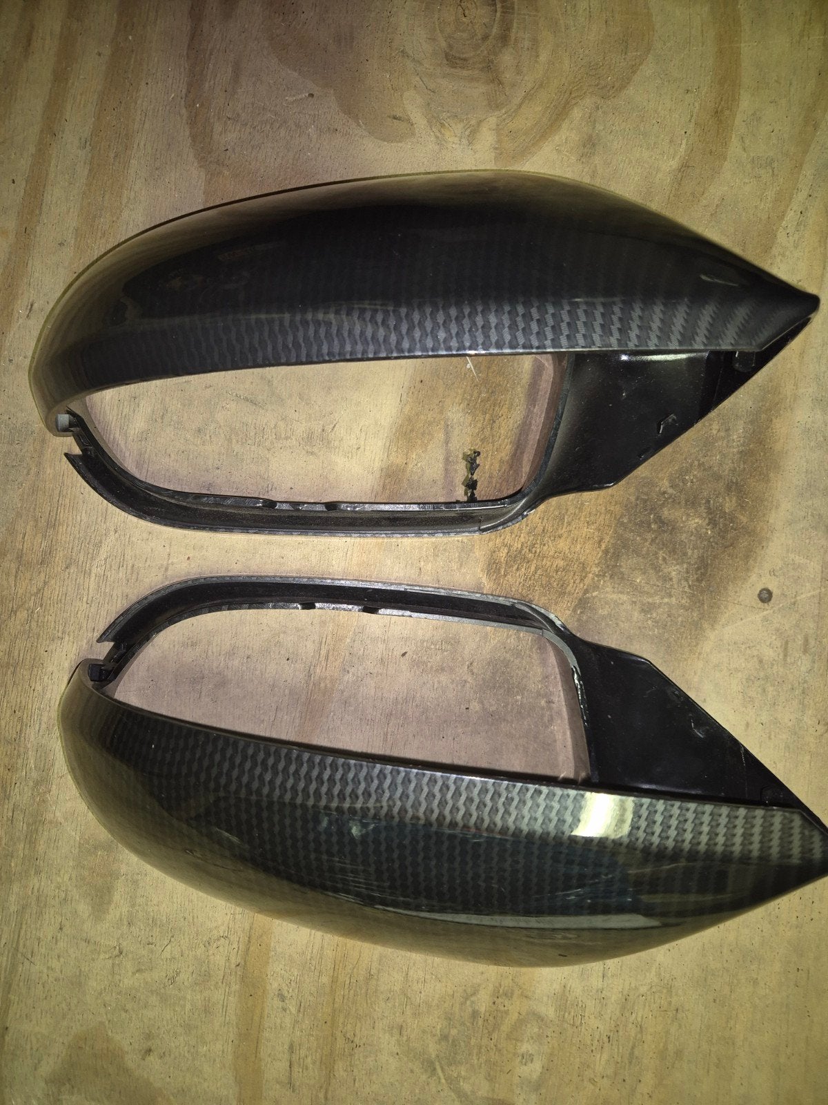 carbon look spiegelkappen audi a6 c7, Ophalen of Verzenden, Nieuw