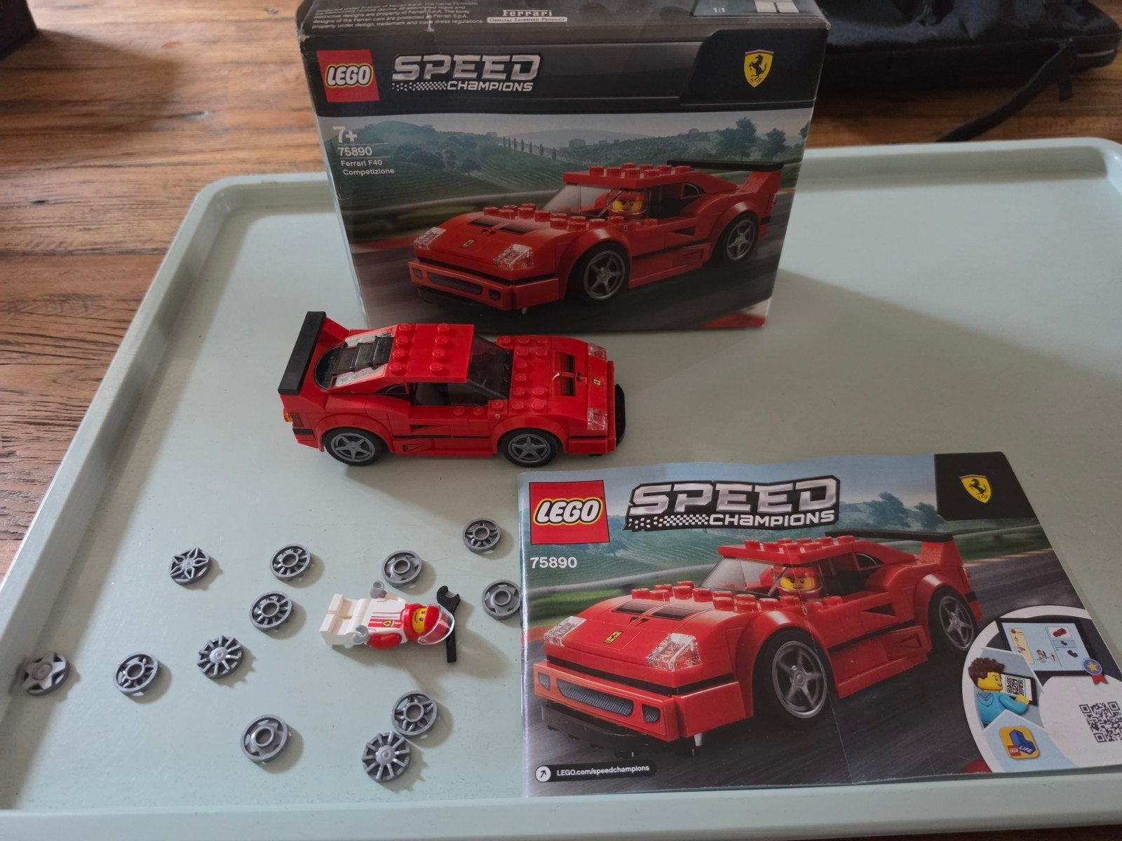 LEGO Speed Champions Ferrari F40 Competizione 75890, Kinderen en Baby's, Ophalen of Verzenden, Gebruikt