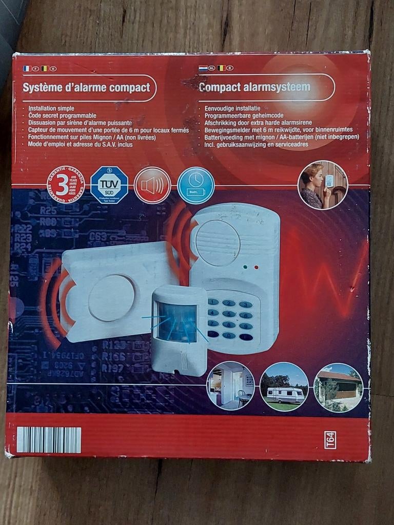 Alarmsysteem, Doe-het-zelf en Verbouw, Alarmsystemen, Ophalen of Verzenden, Nieuw, Compleet systeem, Beweging