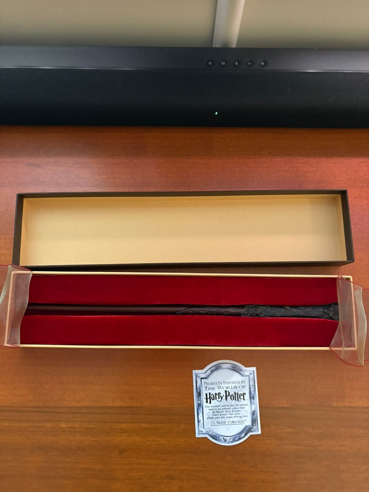 Harry Potter wand staf, Ophalen of Verzenden, Zo goed als nieuw