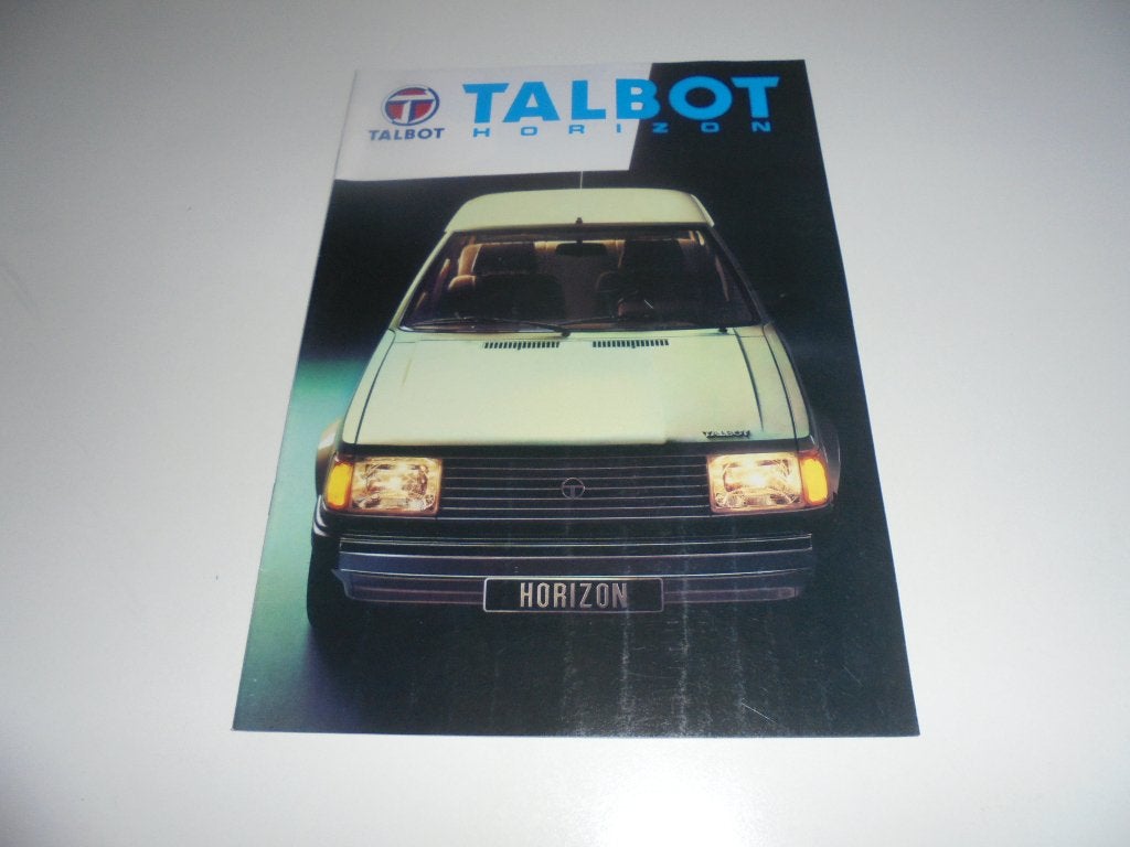 brochure Talbot Horizon  1982, Ophalen of Verzenden, Zo goed als nieuw, Overige merken