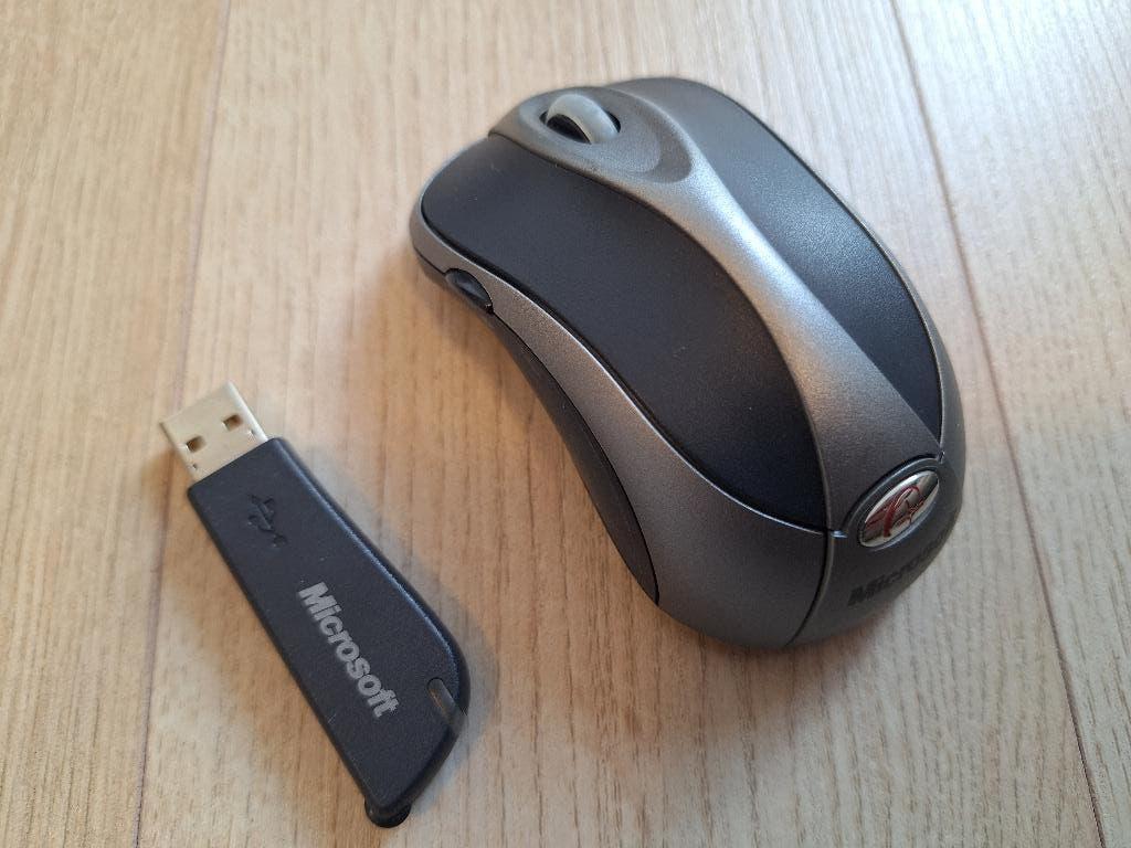 Microsoft Wireless Notebook Optical Mouse 4000 Zwart, Muis, Gebruikt, Ophalen of Verzenden, Draadloos