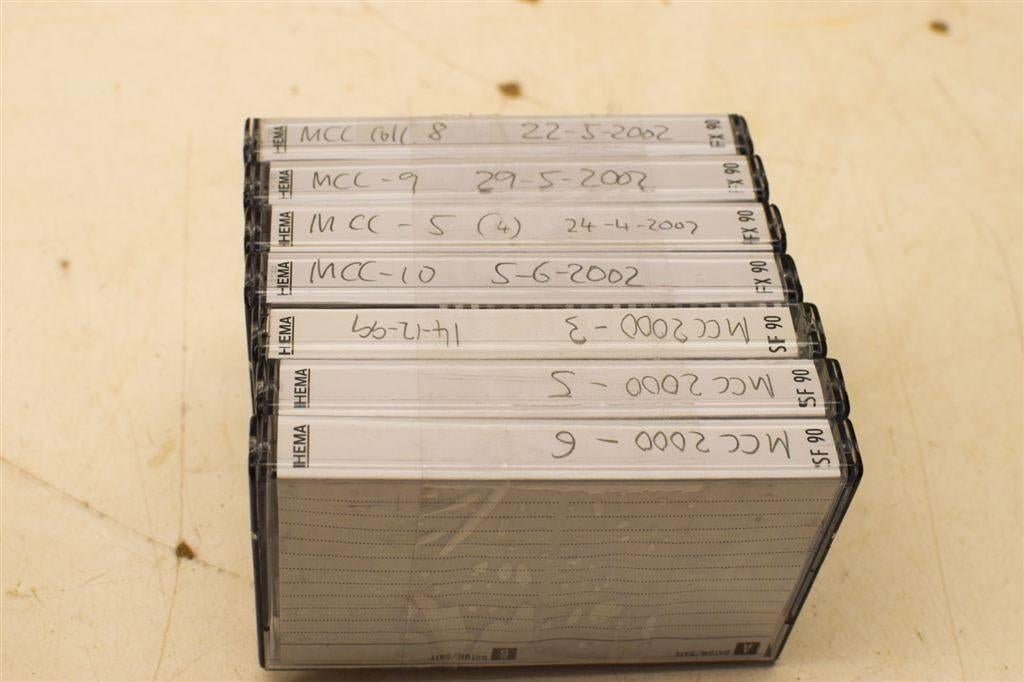 7 stuks Hema Cassettebandjes 46945, Ophalen of Verzenden, Gebruikt, Overige genres, 1 bandje