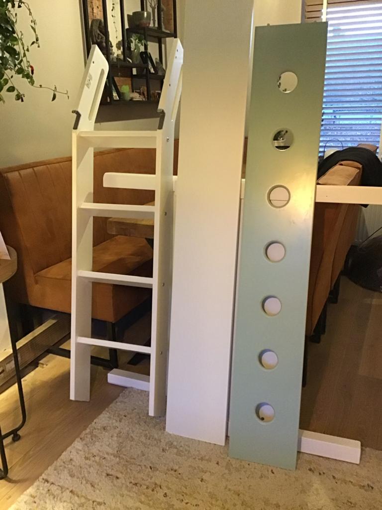 Te koop aangeboden 2 verhoogsets van flexa kinderbed, Ophalen, Gebruikt, Halfhoogslaper
