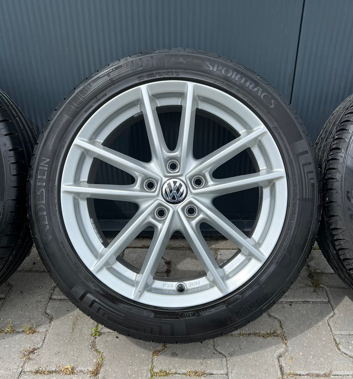 17 inch 5x112 velgen Volkswagen Golf 5 6 7 8 Caddy, Hooghwerff banden & velgen, Gebruikt, Velg(en), Jacob lemairestraat 26
