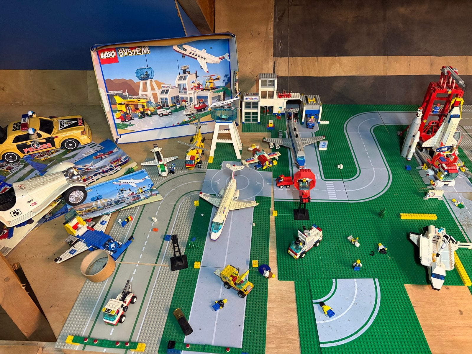 Grote LEGO System Stad Luchthaven en Ruimtevaart Set, Ophalen, Gebruikt, Overige merken