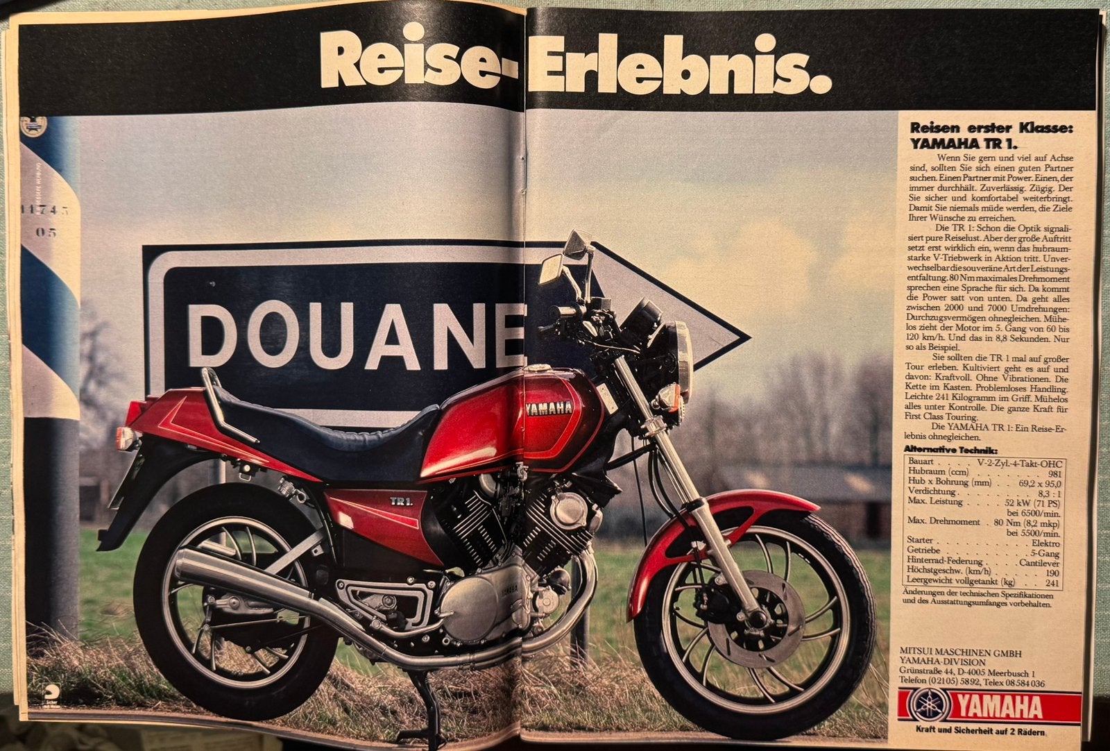 Advertentie 1982 Yamaha TR1, Verzenden, Zo goed als nieuw, Motoren