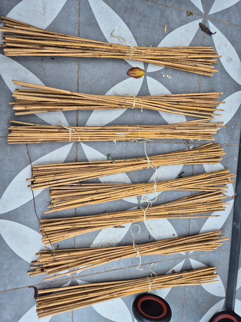 Bamboestokken 90cm 6/8mm - Ideaal voor tuin en planten, Ophalen, Gebruikt
