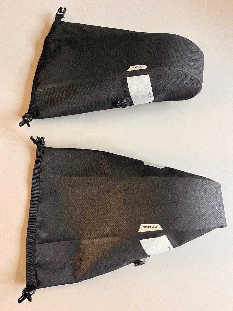 TOPEAK voorvork tassen als nieuw, Kunststof, Ophalen of Verzenden, Zo goed als nieuw, Toerfiets