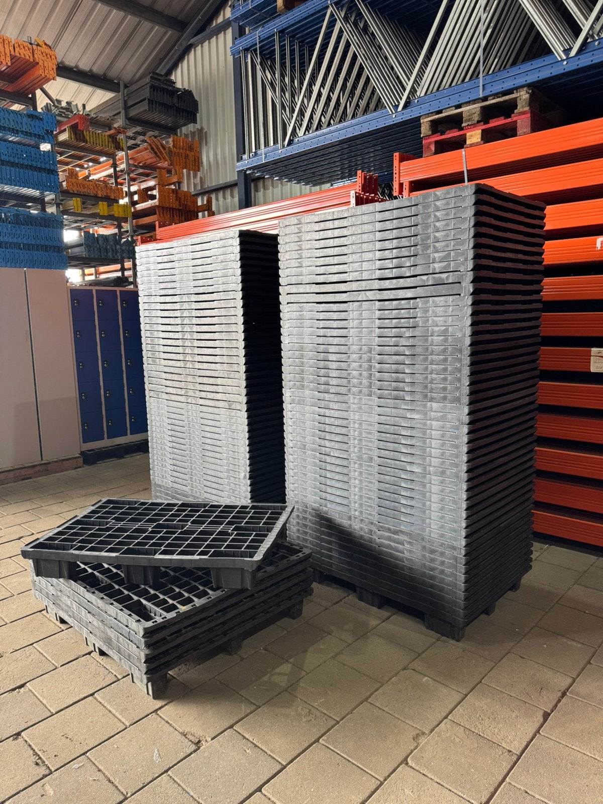95x kunststof pallet 120x80 en 120x100cm, Ophalen, 100 cm of meer, 60 cm of meer, Overige typen