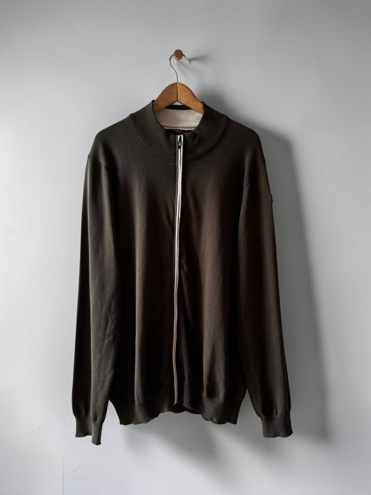 NZA New Zealand vest trui rits knit XXL khaki groen 3XL, Ophalen of Verzenden, Nieuw, Overige maten, Groen