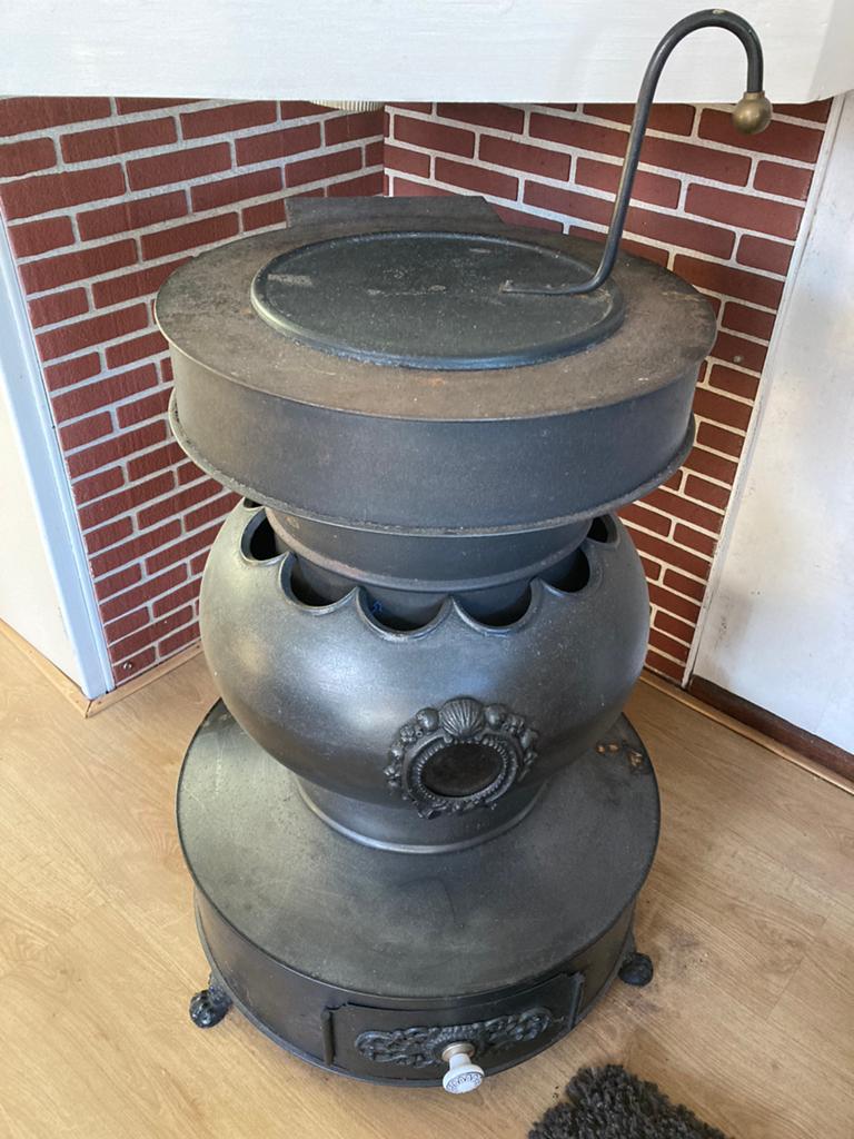 Potkachel, Ophalen, Gebruikt, Gas, Gaskachel