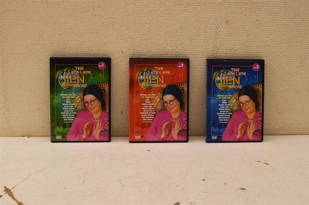 3 dvd box The late late lien show 48332, Cd's en Dvd's, Ophalen of Verzenden, Gebruikt