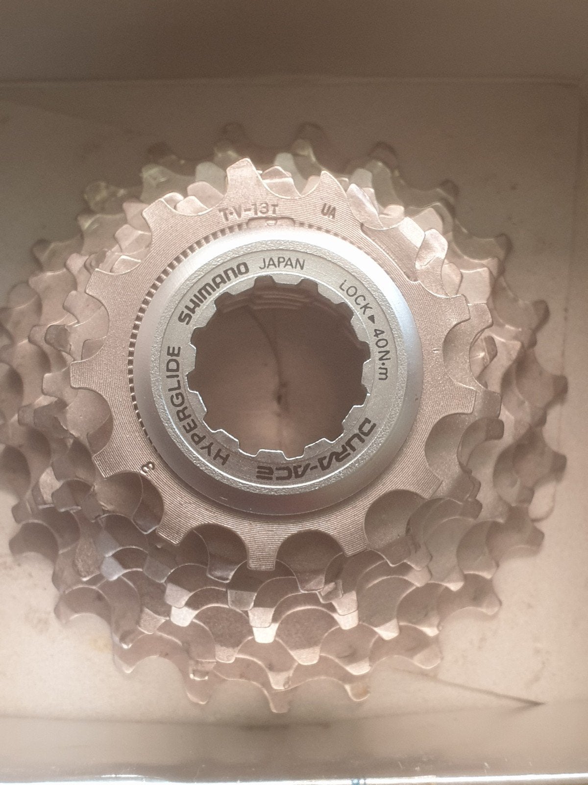 kult vintage SHIMANO DURA ACE cassette CS-7401 8v 13-23 doos, Fietsen en Brommers, Fietsonderdelen, Wiel, Verzenden, Nieuw, Staal