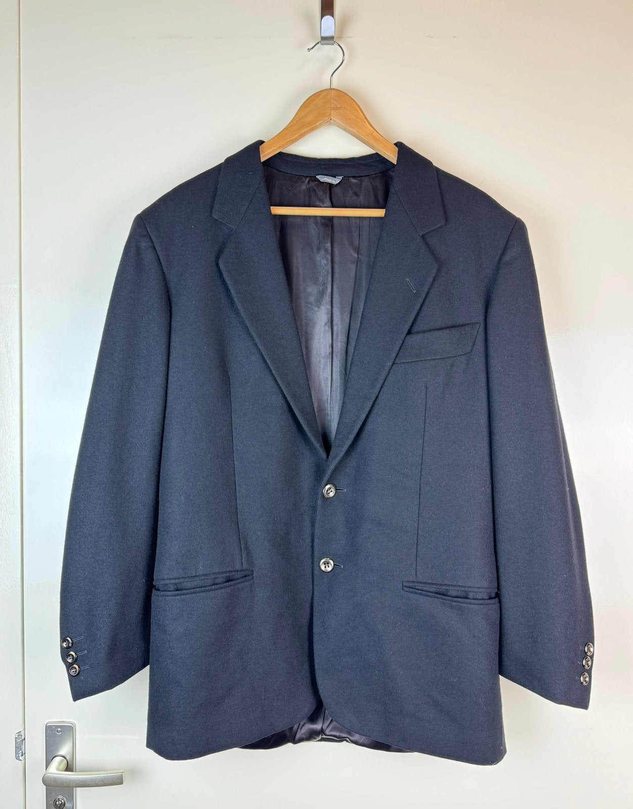 CLAUDE MONTANA Vintage Archive Woman Jacket Masculine Blazer, Kleding | Dames, Kostuum of Pak, Verzenden, Zwart, Maat 42/44 (L)