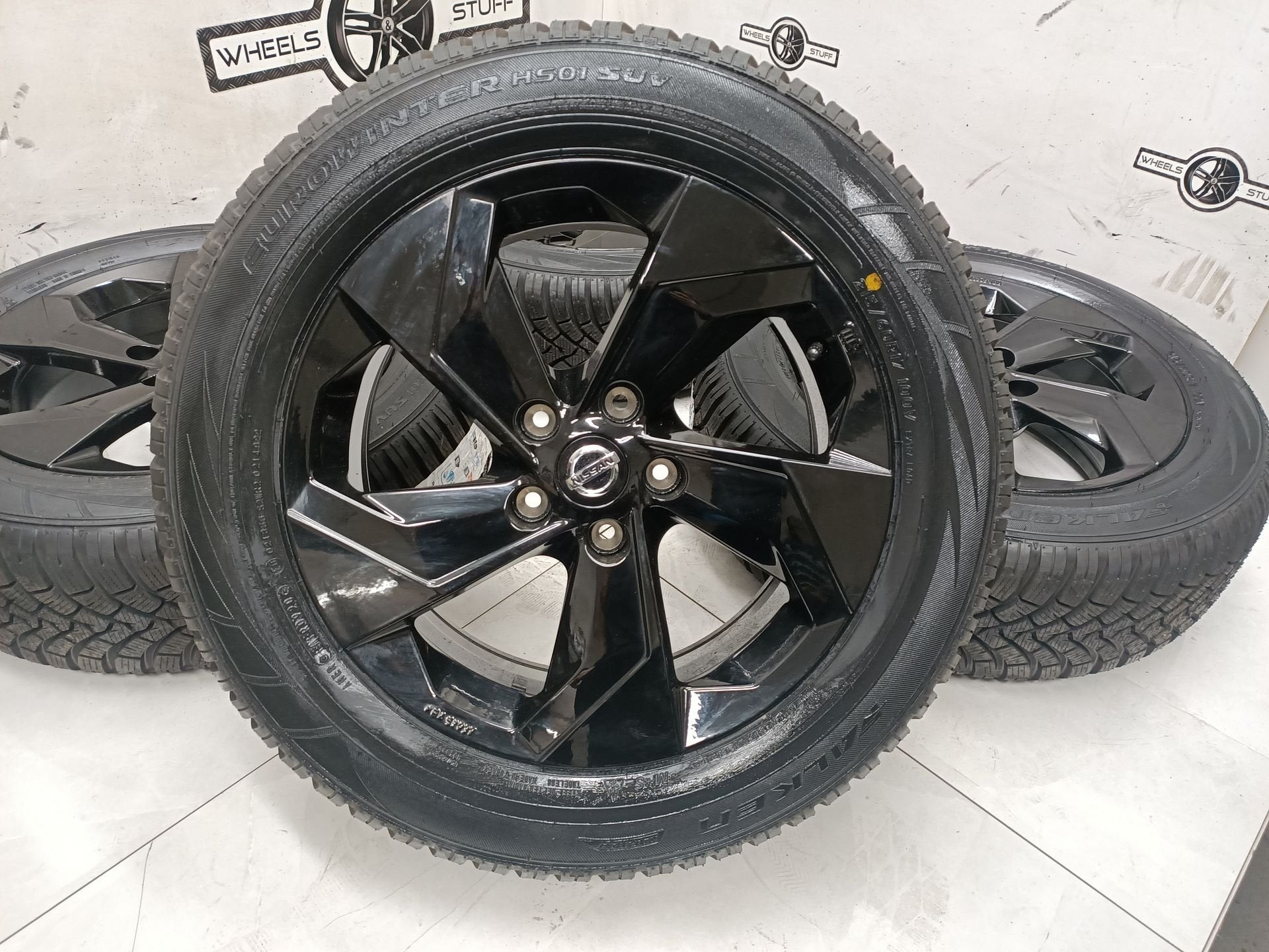 New Nissan Qashqai Juke velgen 17"inch winterbanden tpms, Gebruikt, Velg(en), -, -