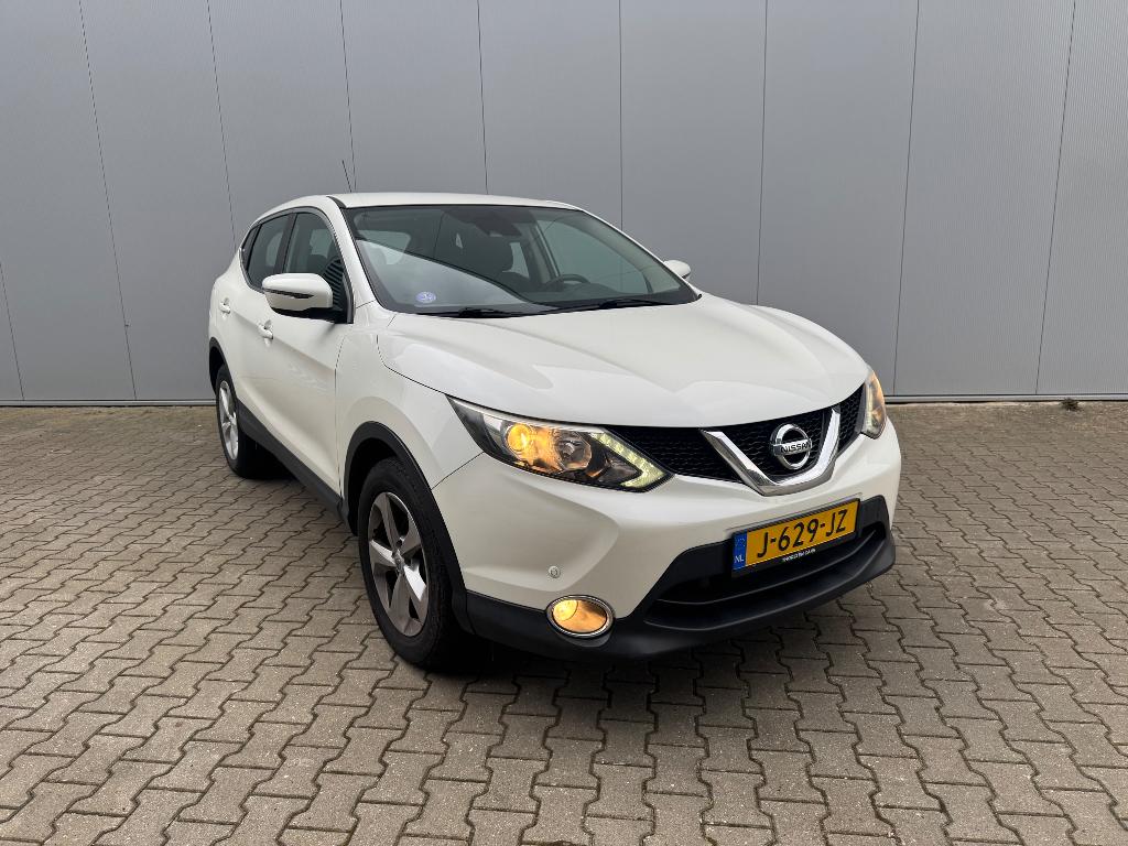 Nissan qashqai automaat 1.2 met camera en nieuwe distributie, Auto's, Stof, 116 pk, Wit, Particulier