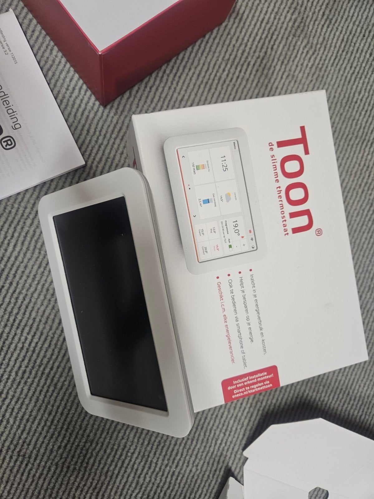Toon slimme thermostaat van Eneco, Ophalen, Slimme thermostaat, Zo goed als nieuw