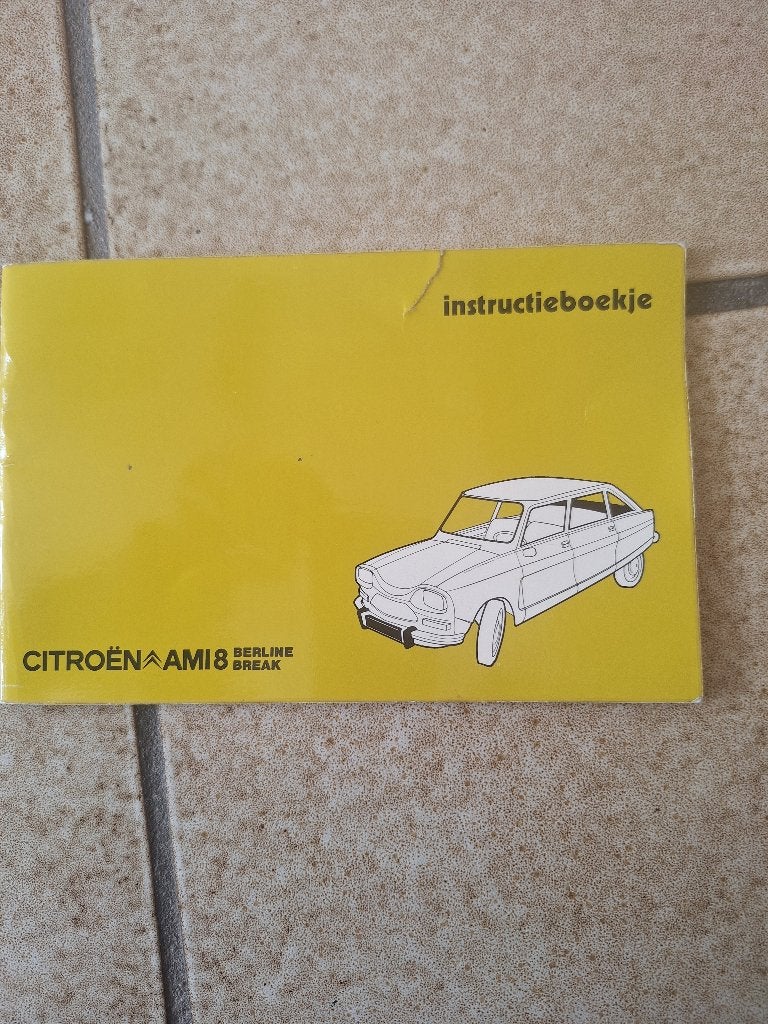 Instructieboekje Citroen Ami 8, Auto diversen, Ophalen
