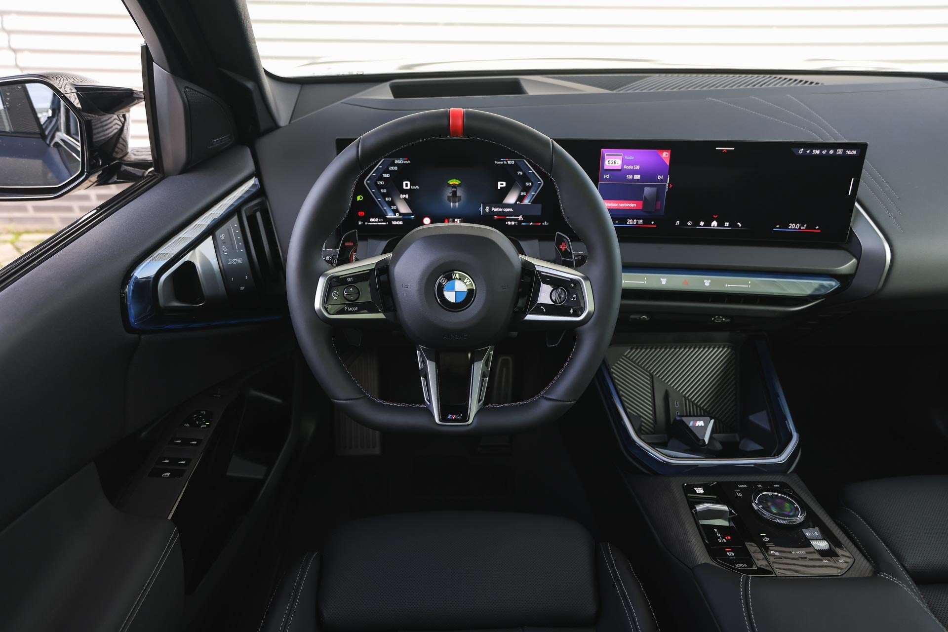 BMW X3 M50 Automaat / Panoramadak / Trekhaak / Sportstoelen, Auto's, BMW, Zwart, Leder, Bedrijf, 2998 cc