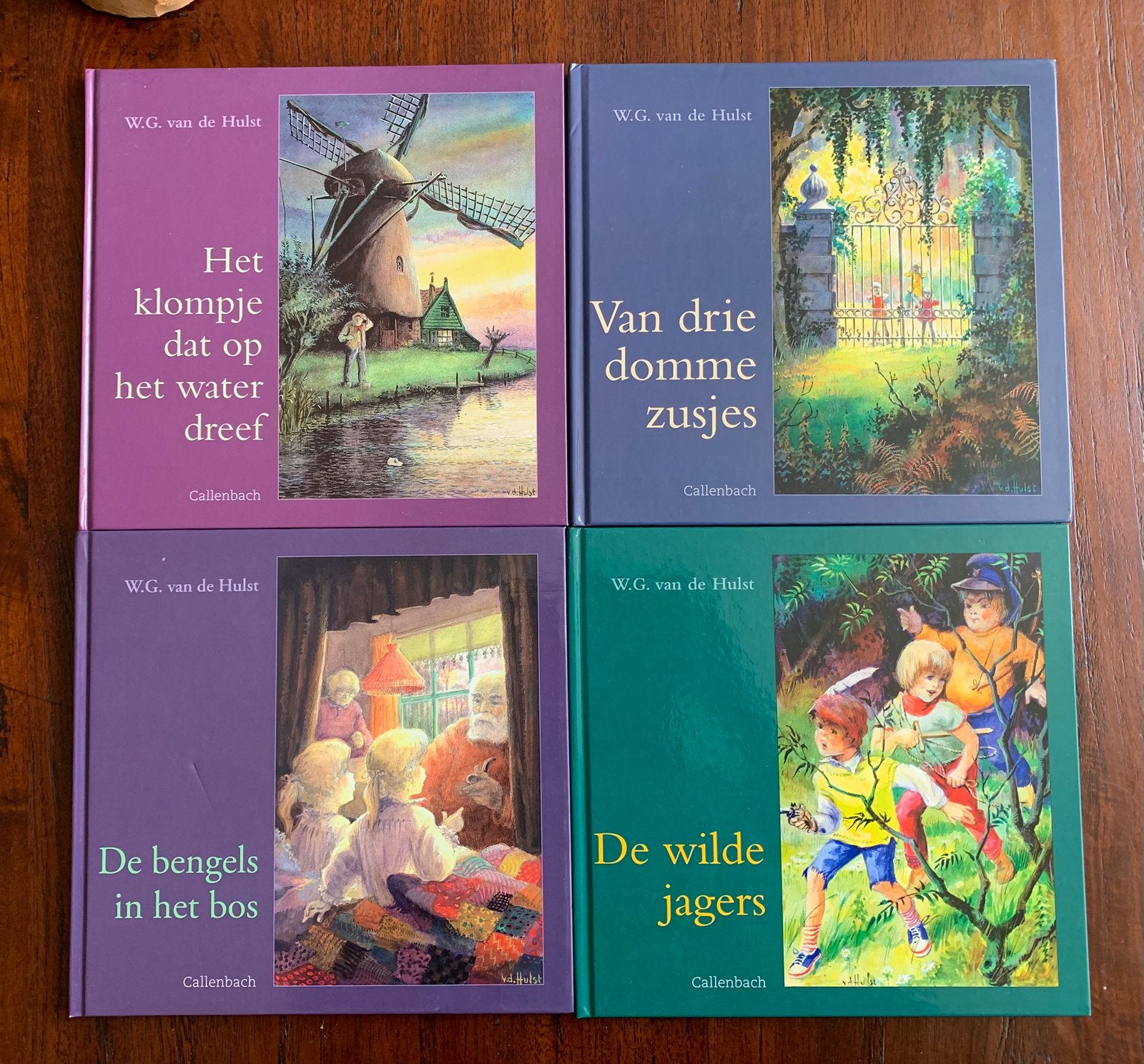 W G van de Hulst 4 delen, Ophalen of Verzenden, Gelezen, Fictie algemeen