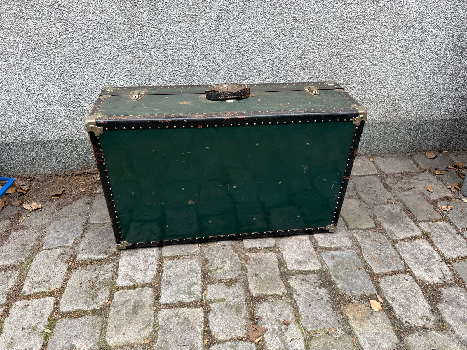 Antieke Hutkoffer / Steamer Trunk (ca. 1900-1930), Antiek en Kunst, Antiek | Woonaccessoires, Ophalen